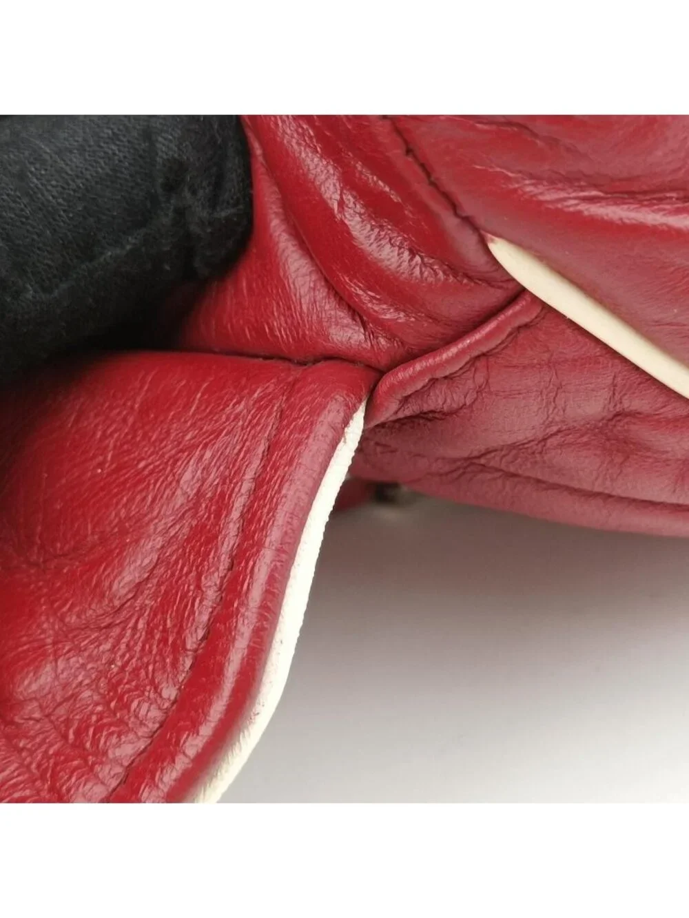 Chanel 2.55 East West Red Leather Handbag